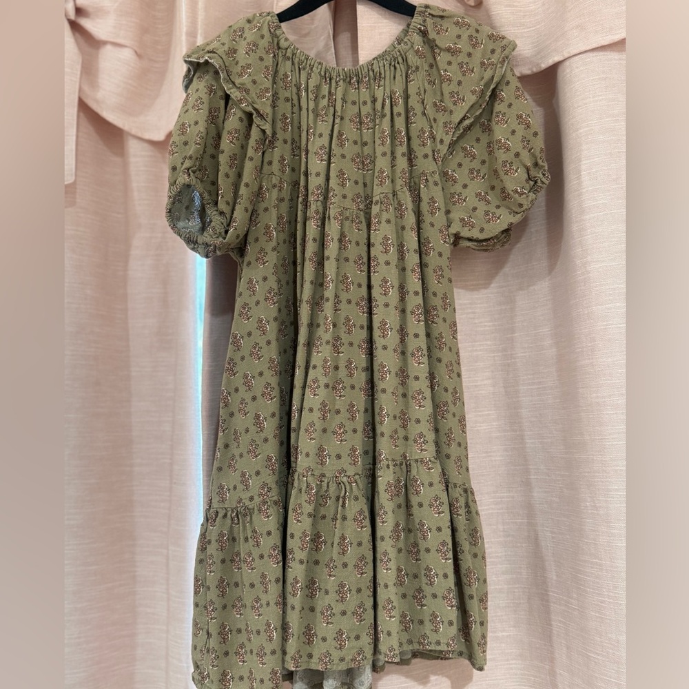Flower Block Willow Dress